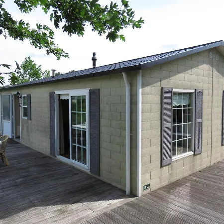 木屋 Chalet Aan Het Water Met Airco *
